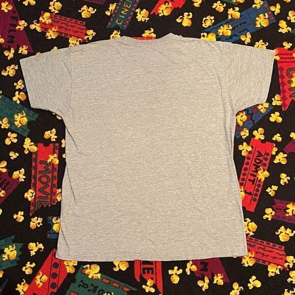 KANGOL Of United Kingdom Classic Logo Grey Graphic Tee Shirt / Size L - Picture 2 of 4